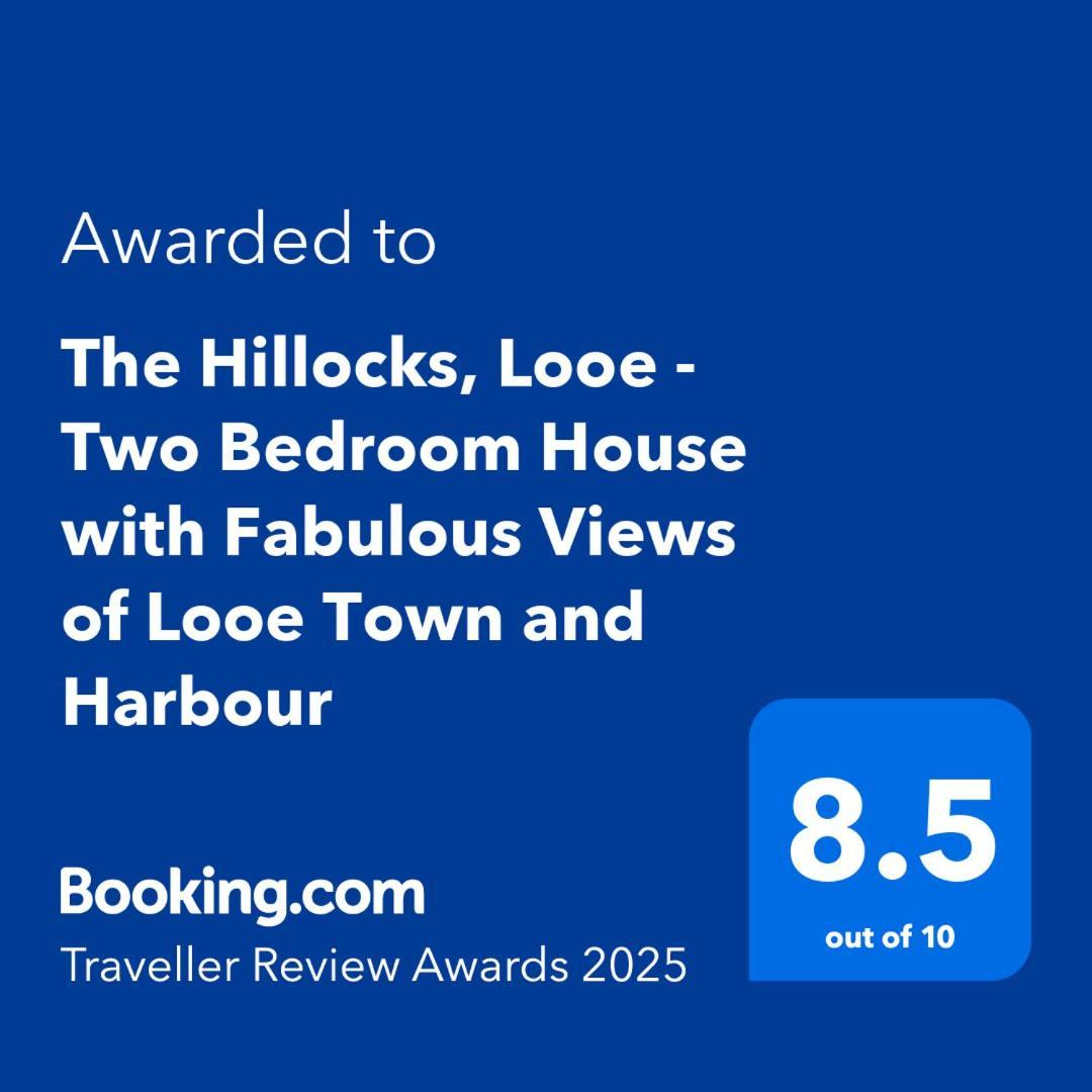 The Hillocks, Looe - Two Bedroom House With Fabulous Views Of Looe Town And Harbour Zewnętrze zdjęcie